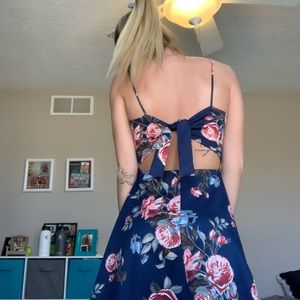 floral sun dress
